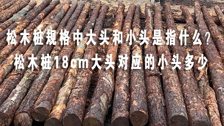松木樁規(guī)格中大頭和小頭是指什么？松木樁18cm大頭對應(yīng)的小頭多少